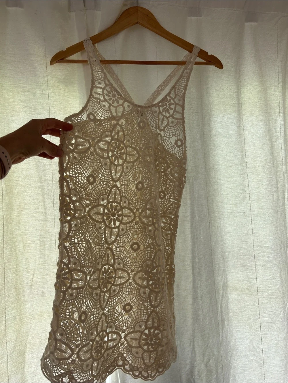 Lspace Natural Lucy Cover Up Dress - Picture 3 of 4
